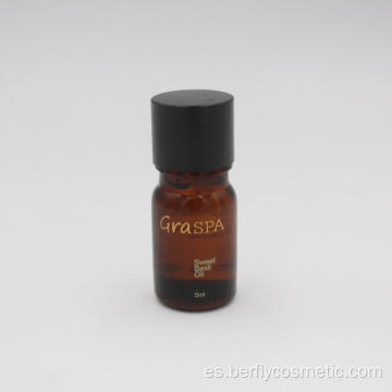 5 ml de aceite esencial de aromaterapia corporal puro de albahaca dulce